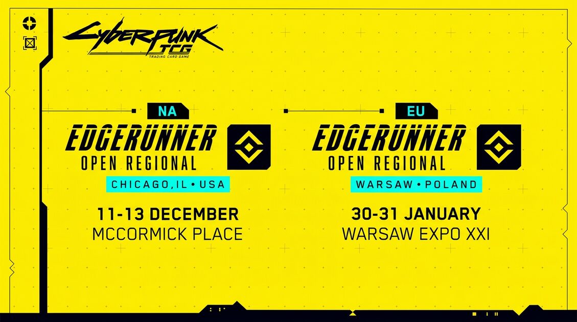 Cyberpunk TCG publica sus reglas de torneo y prepara sus primeros Regionales Edgerunner Open